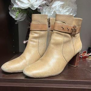 Tory Burch brown leather Boots